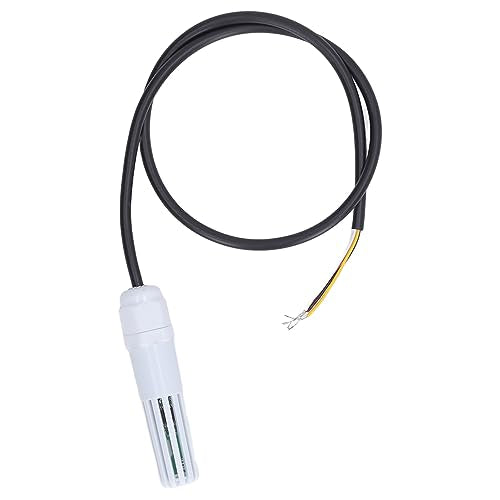 Temperature Humidity Sensor, 49 cm Connection Cable, Modbus RTU Temperature Sensor for Environmental Monitoring