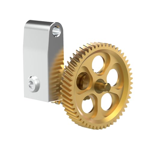 3D Printer Extruder Gear for Bambu X1C P1P P1S Golden RNC Nano-Coated Hardened Steel Gears