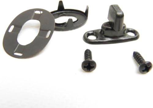 Common Sense Fasteners, Turn Button Set, Black Oxide Finish (Government Black) 10 Piece
