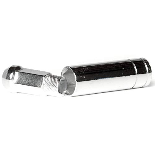 Circuit Performance Forged Steel Extended Hex Lug Nut for Aftermarket Wheels: 12x1.5 Chrome - 20 Piece Set + Tool