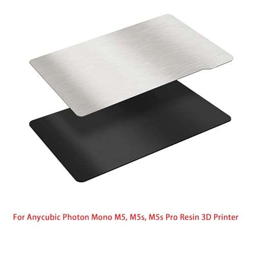 KOYOFEI 1PC Resin 3D Printer Flex Build Plate for Anycubic Photon Mono M5, M5s, M5s Pro, Spring Steel Flexible Plate and Magnetic Base Platform for Photon Mono M5 Series M5s(230*135mm)