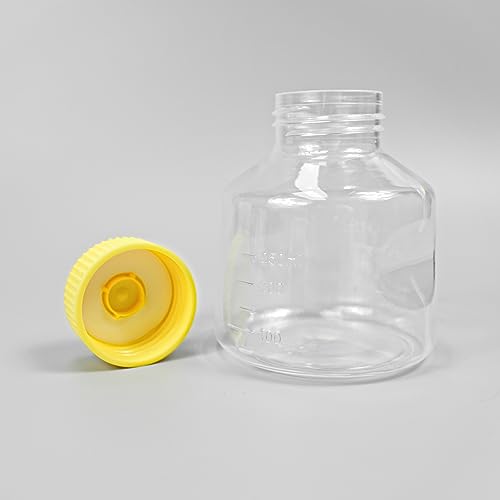 PEKYBIO 250mL Sterile Vacuum Filter Units with 0.22um PES Membrane, Individually Wrapped, Pack of 4Pcs