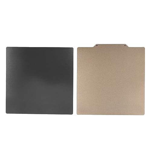 3D Printer Build Plate, Dual Sided Flexible Magnetic Spring Steel PEI PEO Coated 350x350mm High Temperature Resistant for Ender 3 CR10