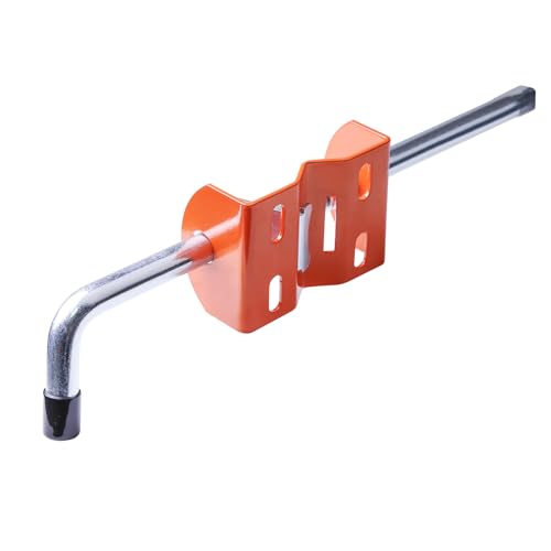 Heavy Duty Gate Anchor Cane Bolt – 17 Inch Drop Rod Stake for Farm, Garden, Ranch Fence Gates – Prevent Swinging & Sagging – Zinc Plated Steel 1