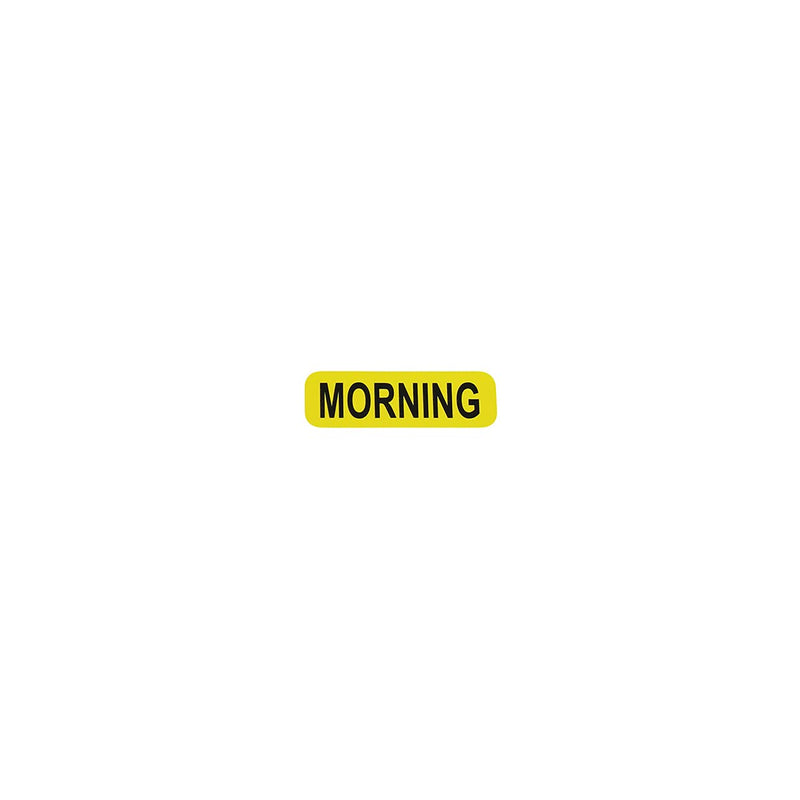 Morning Medical Medical Healthcare Labels 0.5 x 1.5 Inches in Size, 500 Labels on a Roll 0.5 x 1.5" Rectangle
