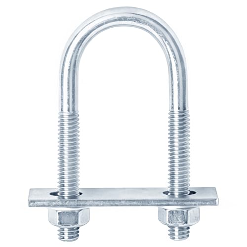 12 PCS Round U-Bolt Fits 1" EMT Conduit, 5/16" x 1-3/16" x 2-7/8" 5/16"-18 x 1-3/16" x 2-7/8"