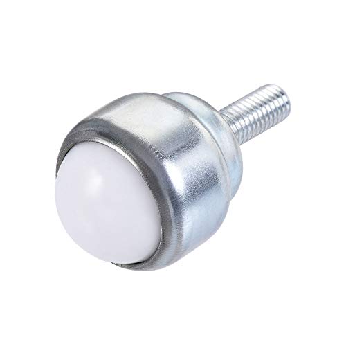 sourcing map Ball Transfer Bearing Unit 24mm 66Lbs Nylon Bolt-fixing Type for Transmission Pack of 4