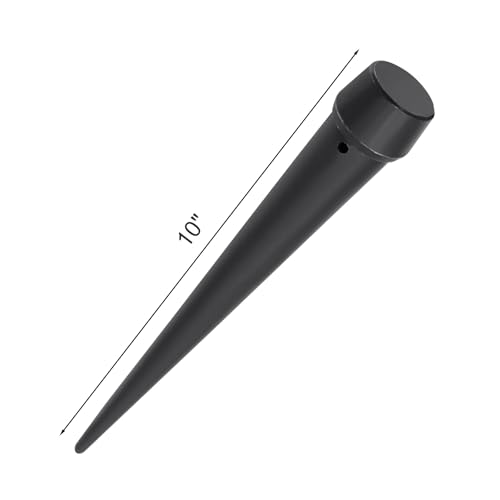 Broad-Head Bull Pin, 1-1/16-Inch, Heat-Treaded Steel With Black Finish and Hang-up Hole,2 Pcs