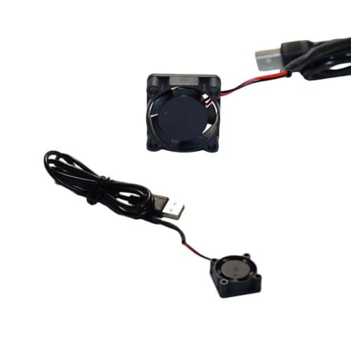 2pcs 2510 USB Cooling Fan Brushless Hydraulic Bearing DC Fan 25X25X10MM Miniature Bearing Turbo For Laptop Motherboard 3D Printer