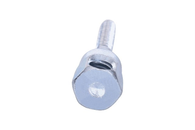Sammys 8021957-25 1/4 x 2'' Horizontal Rod Anchor Super Screw with 3/8 in. Threaded Rod Fitting, for Wood (Pkg.=25) , Zinc 1/4 x 2"