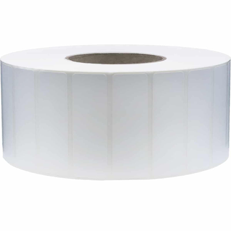 Thermal Transfer Perforated White Labels, 3x1 Inch, 3 Inch Core, 5500 Count