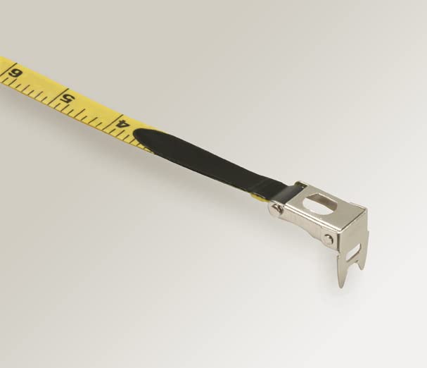 Johnson Level & Tool 1829-0200 Metric/Inch Fiberglass Long Tape, 200', Yellow, 1 Tape 200 Feet
