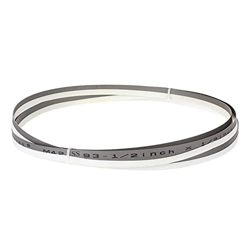 Imachinist 93-1/2" Long, 1/2" Wide, 0.025" Thick, 14TPI Bi-Metal Bandsaw Blade for Cutting Soft Metal and Stainless Steel SS