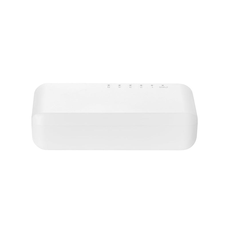 MokerLink 5 Port Gigabit Unmanaged Ethernet Switch, 4 x 100/1000Mbps Ports and 1 Gigabit Uplink, Home Office Network Hub Splitter, Plastics Desktop & Wall Mount Network Switch 5*1G