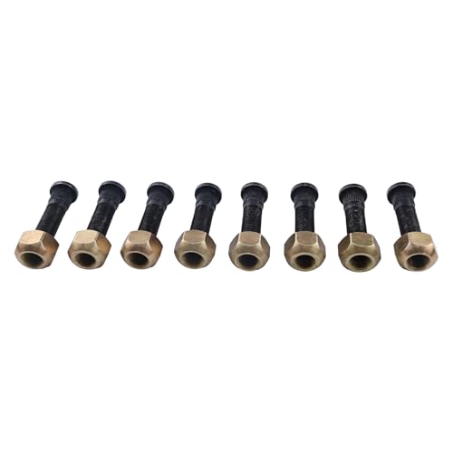 DVPARTS 8X Wheel Studs and Lug Nuts 175617 for New Holland Wheel Kit LX985