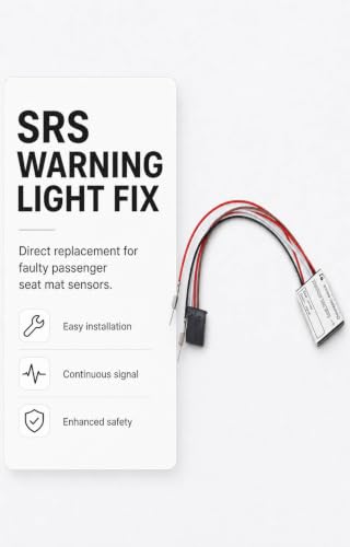 ABS Bypass SRS Warning Lights Solution Passenger Seat Occupancy Sensor Emulator | Direct replacement for E Series EU seat pressure sensor, universal seat emulator