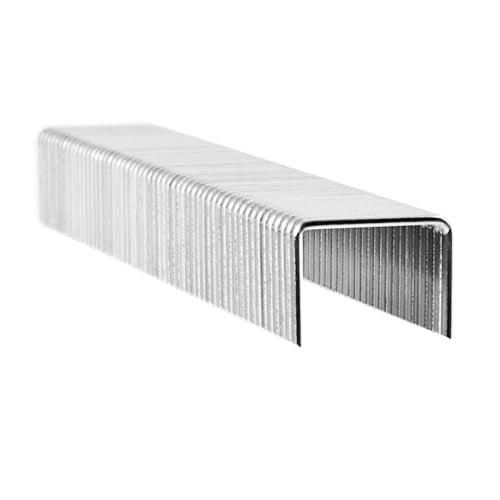 Rapid High-Performance Staples for Insulation, Thin Plastics, Cardboard and Carpets Flatwire No. 140, Leg Length 8mm, Staple Gun Staples, Galvanised Steel, 5000 Pieces, Boxed (11908111) 5000 Box