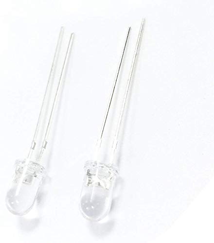 Hailege 20pcs 5 mm Photo Transistor PT334-6C Photo Transistor Round F5 3V