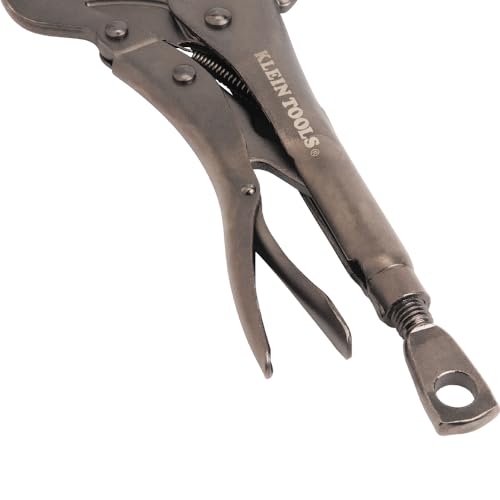 Klein Tools 38632 C-Clamp Locking Pliers with Standard Jaws, Intuitive Thumb Knob, Adjustable Clamp for Home, Shop, Woodworking, 11-Inch 11-In Standard Jaw