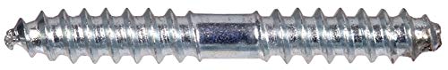 Hillman Zinc-Plated Carbon Steel Double-End Dowel Screws 5/16 x 2-1/2-Inch