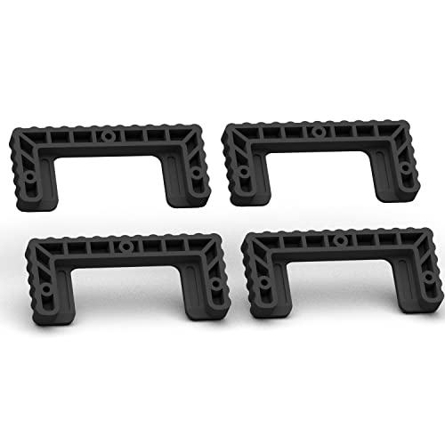 NyVoozy for Milwaukee Packout Cleats, 20+16PCS Cleat 'n' Feet Cleats Compatible with Milwaukee Packout System, MountTool Box Storage System Anywhere