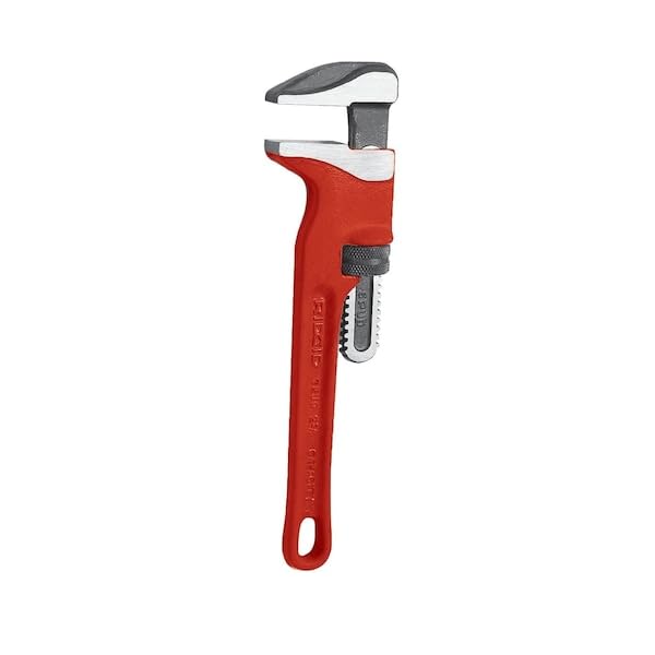 RIDGID 31400 Spud Wrench, 12-inch Adjustable Spud Wrench, Red, full size