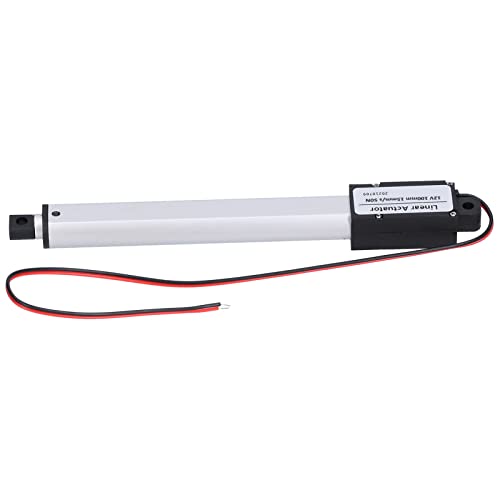 Mini Linear Actuator 12V, 100mm Stroke Electric Actuator with Internal Limit Switch for Industrial Automation and
