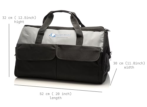 Glass Polish Large Tool Bag, Heavy Duty, Professional Waterproof Tool Bag 20''