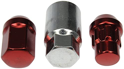 Dorman 713-375E Red Acorn Wheel Nut Lock Set