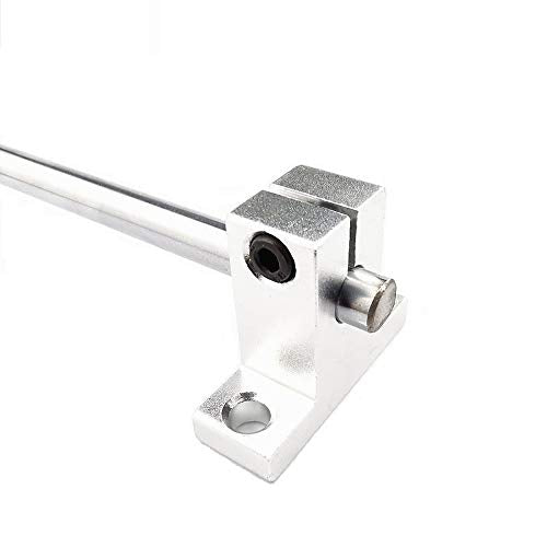 SK20 Linear Shaft Support Bracket, 4 Pcs 20mm Aluminum Linear Rail Shaft Guide Support Bracket Vertical Optical Axis Holder SK20