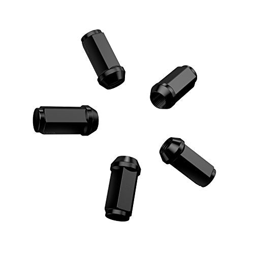 StanceMagic 20pcs 9/16x18 Extended Bulge Lug Nuts, Closed End, Black