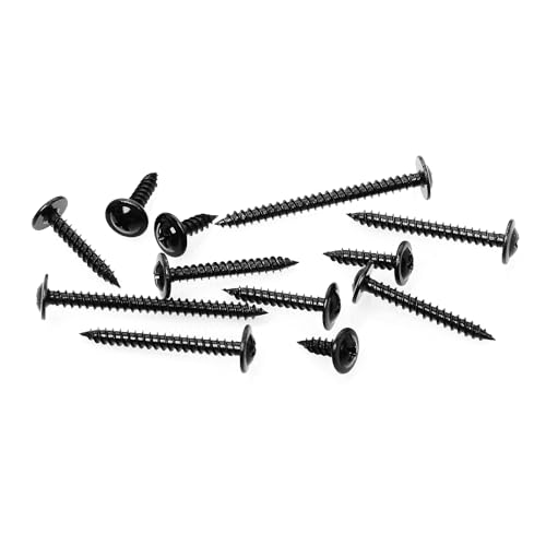 Mywish M6 x 20mm 20Pcs Flat Head Hex Socket Cap Screws Bolts & 250Pcs #8 × 1-1/4 inch Phillips Truss Head Wood Screws, Stainless Steel Screws, Quick Metal Self Tapping, Furniture Bolts Full Thread