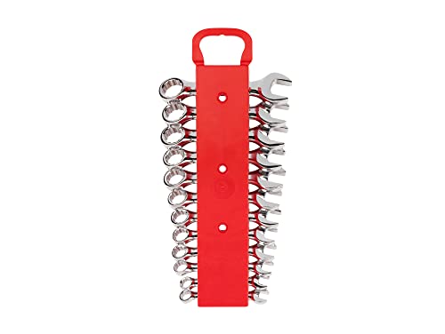 TEKTON Stubby Combination Wrench Set, 12-Piece | WRN01170 12-Piece (8-19 mm) Holder
