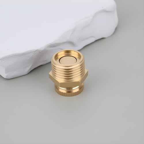 Create idea 2pcs PT3/8" Male Thread Air Compressor Drain Valve 12.5mm Thread Brass 3/8"