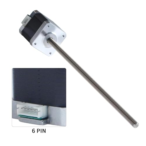 Anycubi Photn Mono 4K Motor Replacement - 42-48mm Stepper Motor with Lead Screw 265mm/10.4inch: 1.5A 2 Phase 3.45V 1.8° Step Angle T8 Lead Screw for Z Axis Resin 3D Printer Accessories