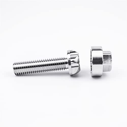 1/4-20-1/2" Screws 304 Stainless Steel Anti-Theft Locking 20tpi 1/2inch Bolts Security Hardware Kit for Mountain Bike Awning Car Accessories for Styling Light Bar Safety(4 Lock+ 1 Key) 1/4-20-1/2"-4+1