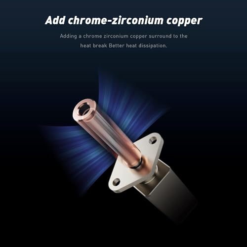 Upgraded High Speed Rapid Heat V6 Hotend 24V 48W Ceramic Heating Core Bimetal Heatbreak Hardened Steel Nozzle 0.4 Compatible with Voron 2.4 Prusa i3 MK3S MK3 MK2S 3D Printer