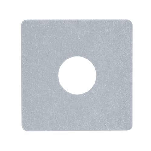 50 Pack Square Washers for 1/2" Bolt,1-5/8"x 1-5/8" 1.57 inches