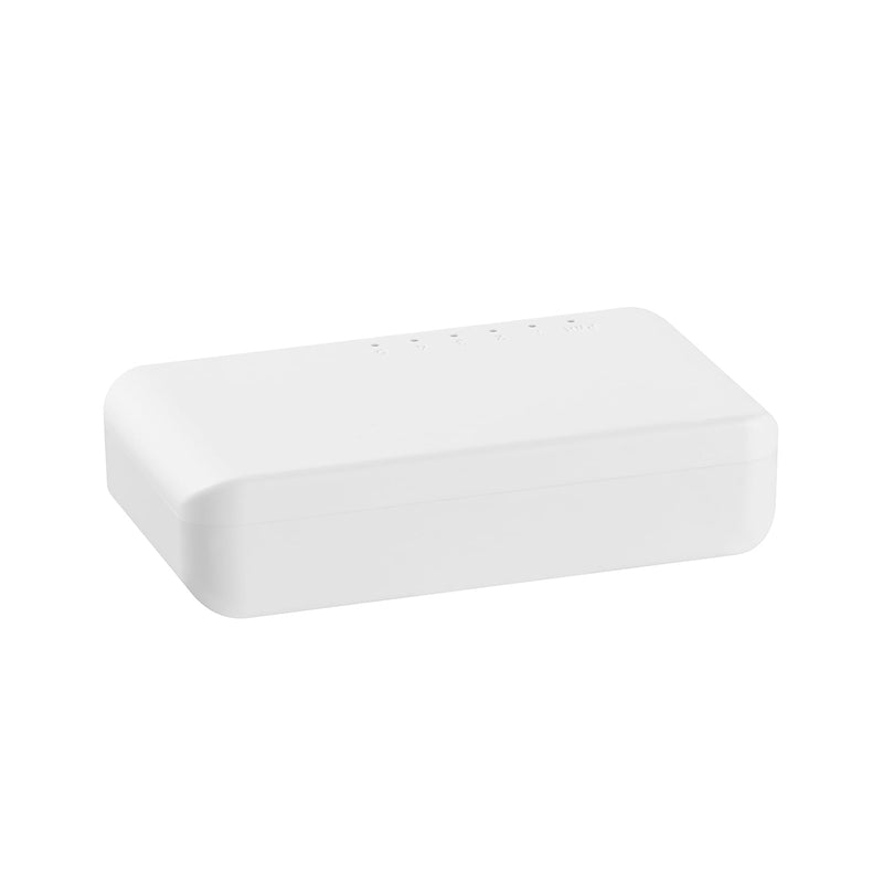 5 Port Gigabit Switch, 4 x 10/100/1000Mbps Ports and 1 Gigabit Uplink, Unmanaged Desktop & Wall Mount Ethernet Hub Splitter, Mini Plastic Home Office YuLinca Network Switch 5x1G Unmanaged