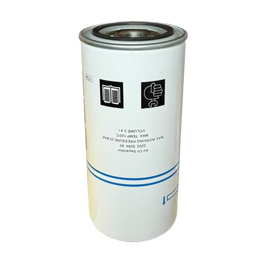 2202929400 Air/Oil Separator Compatible with GA5/11FF GA7/11/15VSD+ Screw Air Compressor Compression Equipment Accessories 2202929450 1630404600 2202-9294-00