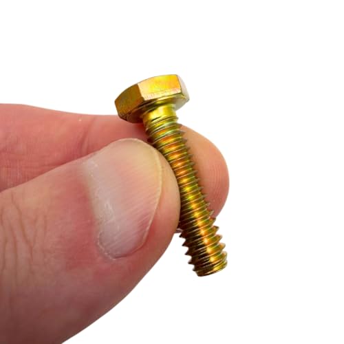 1/4"-20 x 1 Grade 8 Bolts (100-Pack) – Heavy-Duty Hex Bolts Only – High-Strength SAE J429 1.0" Coarse Thread Bolts