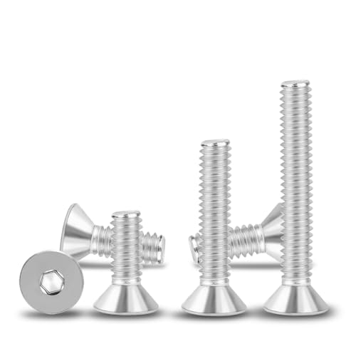 3/8-16x2 Flat Head Socket Cap Screws Bolts 30pcs HS/JXLS-03 3/8-16x2"