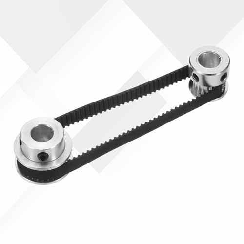 sourcing map 930mm GT-2 Timing Belt 9mm Width 2mm Pitch Black 5pcs 930mm L, 9mm W 5