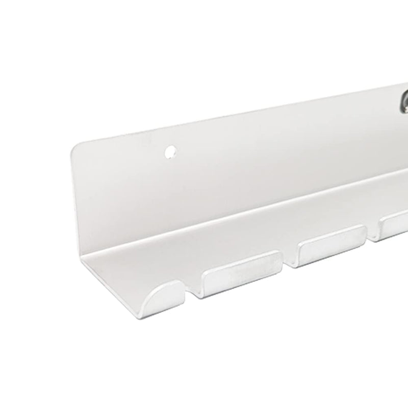 Pit Posse PP3118 Air Tool Pneumatic Rack Holder Organizer for Enclosed Trailer Garage Shop - Made in USA - Holds up to 10 Air Tools - Aluminum Tool Storage (Silver) Silver