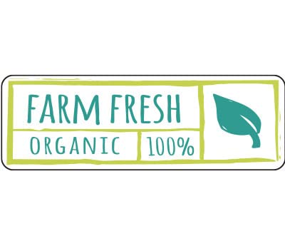 ChromaLabel 1 x 3 Inch Permanent Color-Code Rectangle Food Labels, 150 Stickers/Pack, Farm Fresh