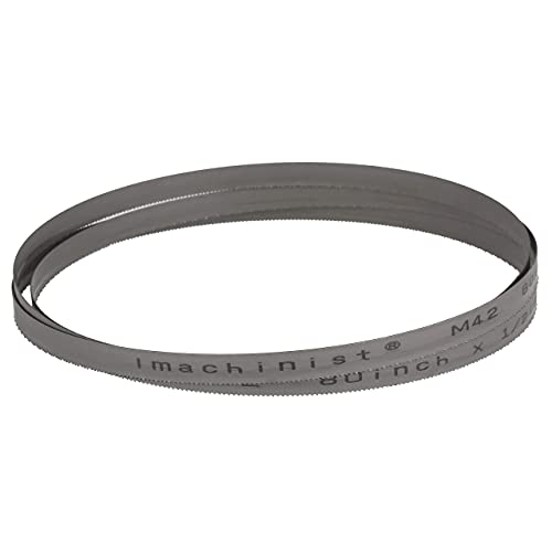 Imachinist 80" Long, 1/2" Wide, 10/14TPI and 8/12TPI Bi-metal Band Saw Blades for Soft Metal