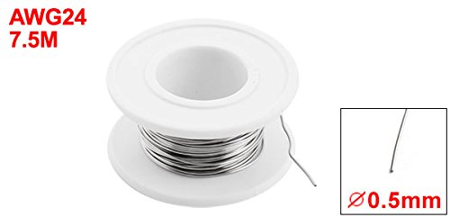 sourcing map 7.5m 25ft AWG24 0.5mm Dia Nichrome Resistor Wire Resistor de