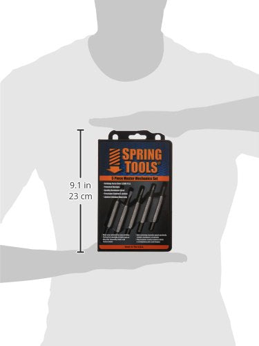 Spring Tools Master Mechanics 5-Piece Metal Working Tool Set - Auto Body Repair Kit - Made in USA - Includes Ping Hammer, HSS Punch, Cold Chisel - Professional Automotive Tools
