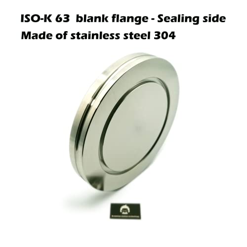 ISO-K 63 Blank Flange Blind Flange, Made of Stainless Steel 304, Claw clamp (1 pc) ISO-K 63