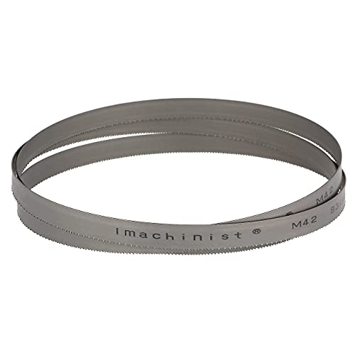 Imachinist 93" Long, 3/4" Wide, 0.035" Thick, 10/14TPI and 4/6TPI Bandsaw Blades for Cutting Soft Metal